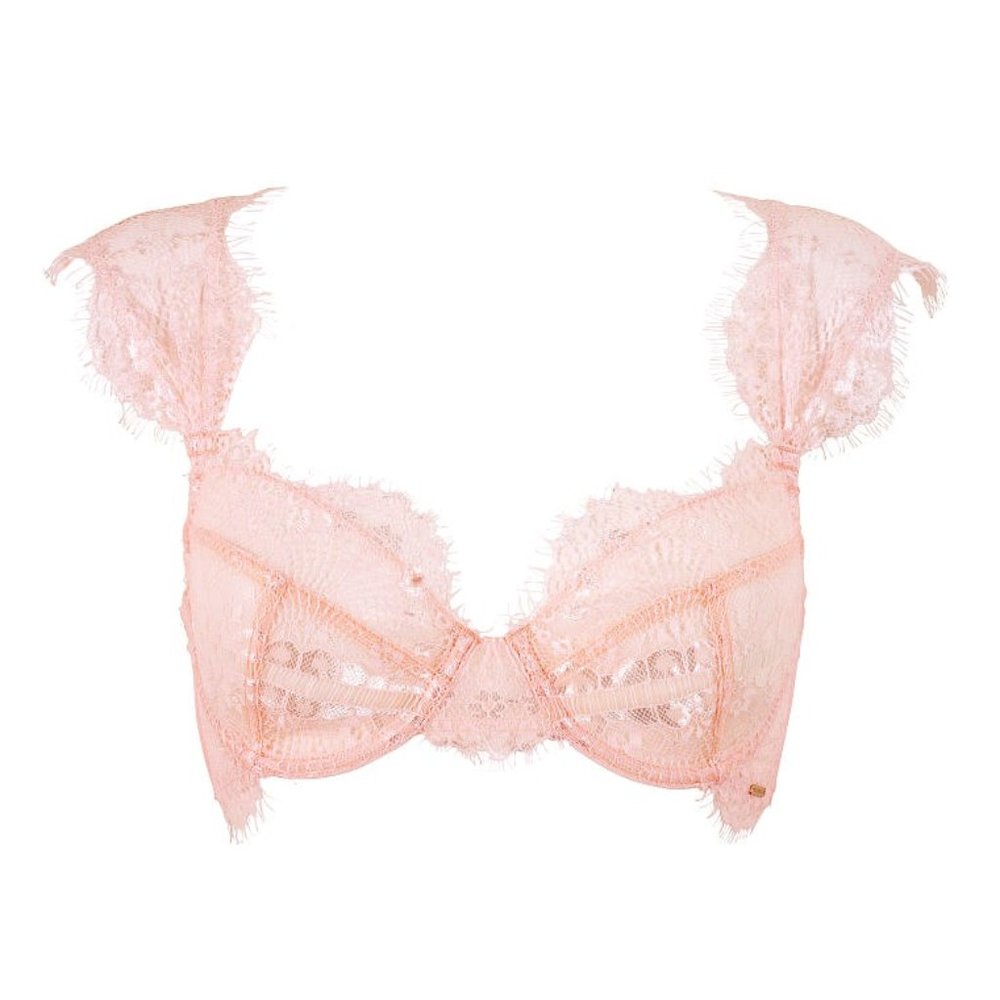 NWT BLUEBELLA Delicate Pink Marina Lace Bra 36C